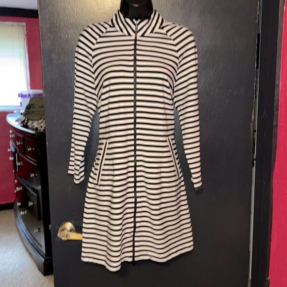 Cabi black and white striped MOD look Byline jacket. Sz small. - Picture 5 of 14